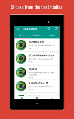 Radio Brazil android App screenshot 9