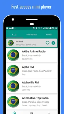 Radio Brazil android App screenshot 11