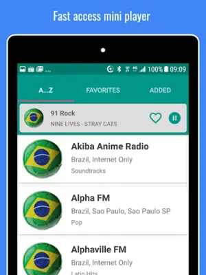 Radio Brazil android App screenshot 1