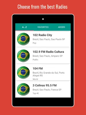 Radio Brazil android App screenshot 4